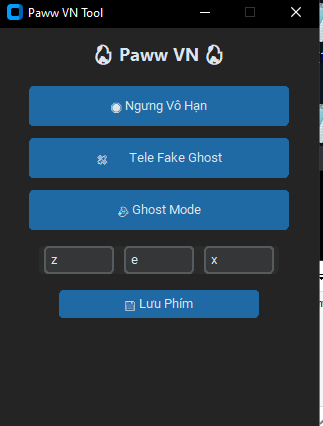 FAKE LAG NGƯNG ĐỘNG GHOST TELE KEY VĨNH VIỄN